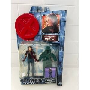 X-Men The Movie Rogue Action Figure Anna Paquin Toy Biz 2000 Marvel Cloth Cloak